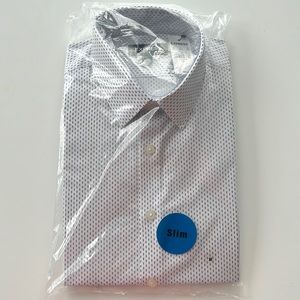 Express Performance Dress Shirt, Men’s M, Pattern